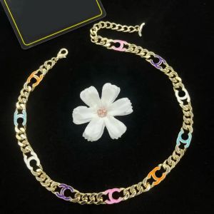 New Fashion Chokers Necklace Women's Women Simple Designer Necklace Netclace Gift Jewelry in Gold and Silver