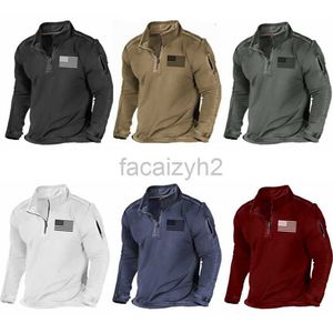 Herren-T-Shirts plus Tees Polos2022 Herren Outdoor Sports Mode Fashion Reißverschluss