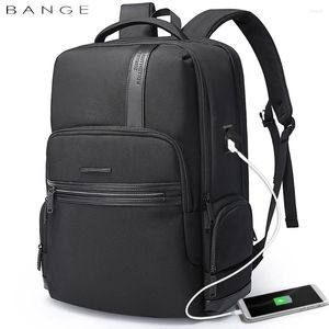 Backpack BANGE Computer Business USB Charging Port Waterproof Moistureproof Corrosion Prevention Men And Women Universal