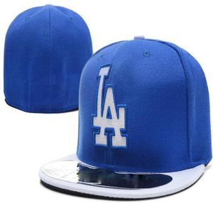 NOWOŚĆ ON FIELD LOS ANGELES DOPIDOWANY HAT LA CAP TOPLATNY FLAT BRIM Haftled Letter Logo Fani Fani Baseball Hats Pełne zamknięte CA9570114