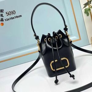 5010 V button Bucket Bag Handbag Drawstring Opening and Closing New Store wholesale