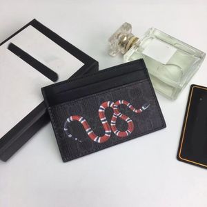 Klassiska kortinnehavare plånböcker innehavare Ophidia män kvinnor mini liten plånbok högkvalitativ kreditkortshållare korthållare nyckelpås jumbo