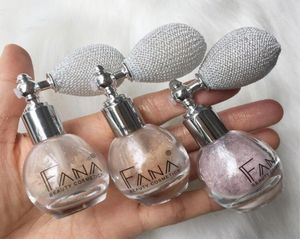 FANA Beauty makeup Diamond Glitter Powder Spray Beauty Highlighter Shimmer Face powder eyeshadow 4colors drop 8859679