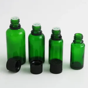 Storage Bottles 200 X 5ml 10ml 15ml 20ml 30ml 50ml 100ml Green Glass Essential Oil Bottle 1oz Container 50cc Empty