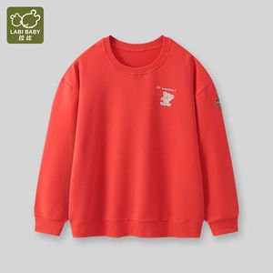 T-shirts 160-190 cm Orange Teenage Sports Sweatshirt Casual Long Sleeve Top For Teen Girls Boys kläder Vuxna kläder Tonåringar outfitsl2405