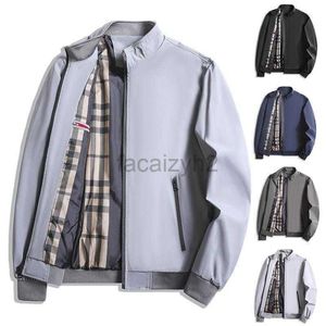 Men's plus size Outerwear & Coats Spring and autumn new men's wear middle-aged breathable loose zipper casual men's coat jacket direct