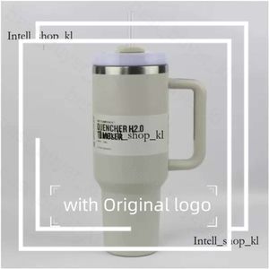 Tumbler Stanely Cup Nuova quencher H2.0 40 once in acciaio inossidabile tazza