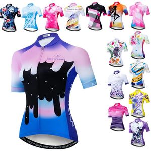 Racing Jackets Weimostar Women's Cycling Jersey Short Sleeve Pro Bike Clothing Summer Bicycle Clothes Sport Shirt Cycle Wear