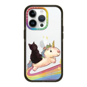 Case di telefono Casetify Case del telefono unicorno Cat per iPhone 15Promax 15Pro 15 14promax 14Pro 14 13 12 Plus Pro Max Shock Protective Cover di protezione