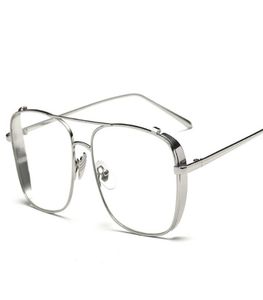 2020 MEN039S Rock Metal Designer Luxtury Silver Gold Frame przezroczyste okulary przeciwsłoneczne dla mężczyzn kobiety UV 400 Ochrona słońca 2548214