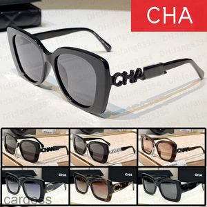 Occhiali da sole Chanells Canale a cornice ovale per donna designer Sunglasi Luxury Mens Shades Woman Sonnenbrille LXVB