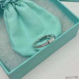 Ring Designer for Women Tiffanyjewelry Jewelry Anillos High Edition Silver Lock Headband Fashion Simple Personalized Vers 6p96 6p96 6p96