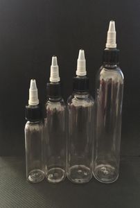 Cały 50 ml 60 ml 100 ml 120 ml plastikowe butelki z kropliny EciG z wyłączoną czapką Kształt pióra Pusta butelki dla zwierząt dla E płyn8980767