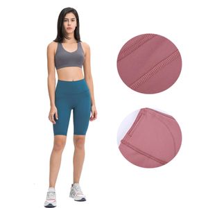 Kvinnors cyklist shorts yoga sport leggings hög midja mage kontroll sommar träning som kör atletisk elastisk fitness