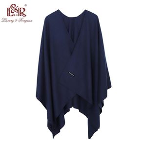 140140 mm Winter Square Female Poncho Cashmere Wool Women Poncho Scarf Solido Foulard Femme Pashmina Shawl Wint Inverno Excarpe 2011199836942