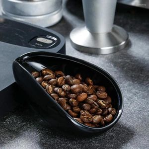 Coffee Scoals fagiolo con piatto di pesatura piatto strumenti di distribuzione espresso impostato con tazza di dosaggio in ceramica per baristi