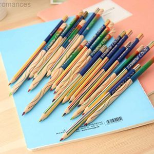 Pennor barns DIY Söt professionell färgad blyertspennfärgad blyertspenna Rainbow Pencil för målning Set Colored Pencil 10 Pieces/Batch D240510
