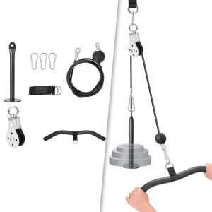 Ausrüstung Fiess Lift Riemenscheibenscheibe System Home -Fitness -Trainingsausrüstung mit Ladestift für Arm Workouts Unterarm Trizeps Bizeps Curl