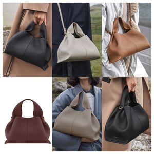 Lyx totes molnpåse handväskor numero dix nio halv måne axel väskor kvinnor cyme sac cross body designer väska underarm koppling läder handväska hobo mode väska vin röd