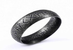 Beier 316Lステンレススチールファッションスタイルメンダブルレタールーン語Odin Norse Viking Amulet Retro Rings Jewelry LRR141 Q07083924331252