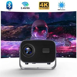 Projectors A10 Android Smart Projector 200ansi LED PORTABLE HD 4K Projector 4G 5G WiFi BT 5.2 1080P Homeaterprojektor Android 11.0 J240509