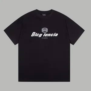 BLCG LENCIA UNISEX 여름 티셔츠 남성 빈티지 저지 티셔츠 여자 대형 헤비급 헤비급 100%면 직물 솜씨 플러스 크기 탑 티스 BG30416
