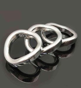 NXY Cockrings Frrk Metall Penis Ring gebogene Schlinge Männlicher Zurückhaltungsgürtel verzögerter Ejakulationsgerät Erwachsener Stahl Sexspielzeug 2201065507837