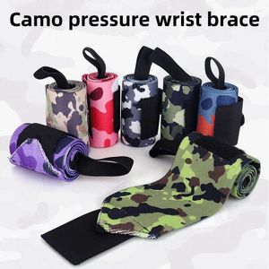 Handgelenksunterstützung 1PCS Camo Sportdruck Armband Elastizität Wachmann Gewicht Hebeabdrücke.