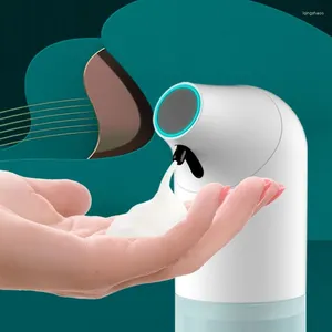 Lagerflaschen 320 ml Automatische Handseife-Schaumspender für intelligente Nichtkontaktküchen-Heimatbad verwenden Drop