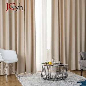 Modern Hall Blackout Cortinas para sala de estar quarto de garotas longas janelas readymade cortinas rideaux highshading 90% 240430