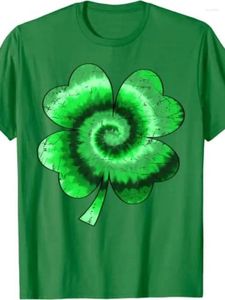 Kadın Kürk 2024 T-Shirt Top St. Patrick Günü Baskı Kısa Kollu Yonca