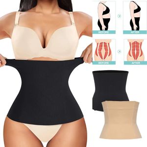 2 in 1 postpartale Bauch -Wiederherstellungsbänder Körper Shaper Tailer Trainer Tummy Tuck Gürtel Schlampe Shapewear Gürtel 240426