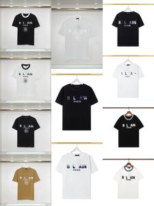 Designer-T-Shirt 2024 Neues Sommer Herren-T-Shirt Retro Classic Classic Black and White Gradient Logo gedruckt Baumwoll Frauen Runde Nacken Kurzarm T-Shirt Casual Shirt M-3xl
