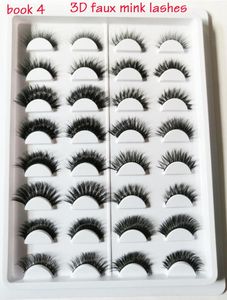 100 cílios de pele de vison siberianos reais cílios falsos longos cílios individuais 3Pairs Mink Lashes Extension1707105