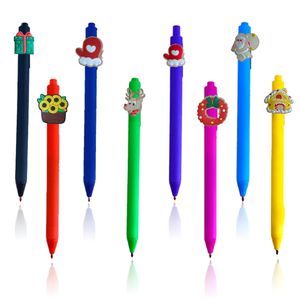 Markers Fluorescent Christmas Cartoon Ballpoint Pens Funny Nurse Accessories For Work Cute School Students Graduation Gifts Mti Color Otnmf