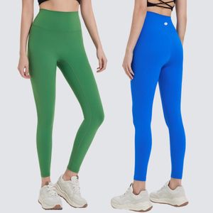 Naga lycra tkanina Kompleksowe joga legginsy kobiety wyrównaj legginsy pod wysoką talią spodnie jogi kobiety gimnastyczne legginsy push up rajstops