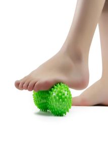 Manual Foot Massage Ball Spiky Peanut Massager Roller Reflexology Muscle Trigger Point Therapy Pain Stress Relief Relax Yoga Fitne8517872