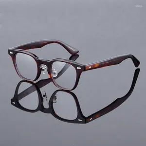 Solglasögon ramar japanska handgjorda receptglasögon ram kvinnor myopia glasögon för män vintage japan designer märke