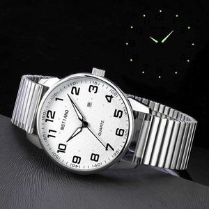 Elderly Watch Mens Middle-aged and Womens Mechanical Large Number Pair Husband Wifes Father Mothers Waterproof Quartz