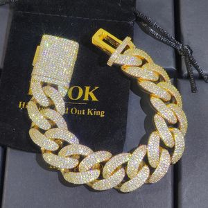 4 Rows Cuban Link Bracelet For Men Women SilverGold Plated Bracelets Iced Out Miami Bracelet Hip Hop Jewelry Boy Girl Gift 240510