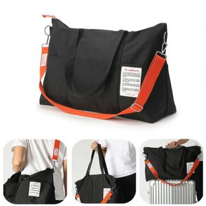 Seyahat Duffel Torbaları Büyük Kapasiteli Haftalık Çanta Spor Tote Gym Omuz Crossbody Bagaj Çanta Kadınlar İçin Erkekler 240509