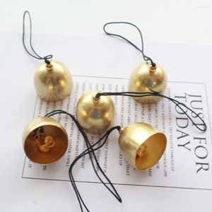 Decorative Figurines Mini 28mm Thickened Loud Anti Lost Brass Bells Clear Sound Christmas Door Bell Classic Simple Wind Chime