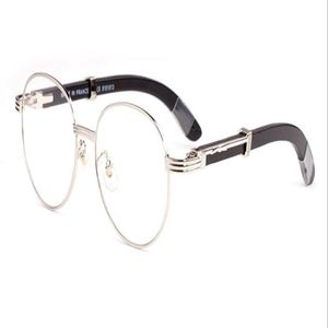 Yeni moda rimless ahşap güneş gözlüğü sporu vintage yuvarlak bufalo boynuz gözlükleri erkek kadın güneş gözlükleri lensler lensler tutum güneş gözlüğü kutusu 3414