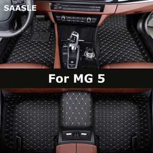 Коврики ковриков Saasle Custom Car Maths для Mg 5 Auto Carpets Foot Coche Accessorie T240509