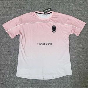 トラップスタートラップスターTシャツロンドンメンズストリートウェアTシャツ無料ヒップホップピンクピンク特大ジャージー357