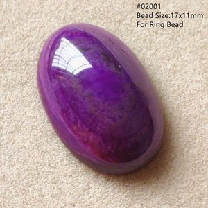 Klusterringar naturliga lila sugilite cabochon pärla ringkvinna sällsynta rosa smycken från ädelsten Sydafrika aaaaaaa