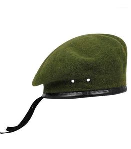 Berets Retro Beret 100 Wool Men French Hat Hat Ladies Spring Solid Cap осень зимняя унисекс Hat19476949