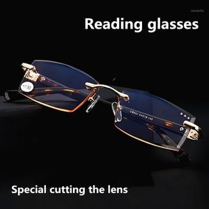 Солнцезащитные очки высококачественные специальные пресбиопические линзы мужчины в стиле Стиль Квадратные очки для чтения.