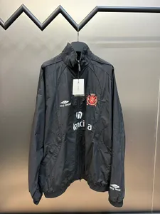BLCG Lencia Mens Ceketleri Rüzgar Derbazı Zip Kapşonlu Şerit Dış Giyim Kalitesi Hip Hop Tasarımcısı Moda Bahar ve Sonbahar Parkas Marka Giyim 6001