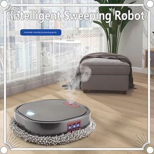 3 I 1 Robot Vakuumrengöringsmedel laddningsbara smart mopping spray torr och våt svep mopp hemmaskin 240506